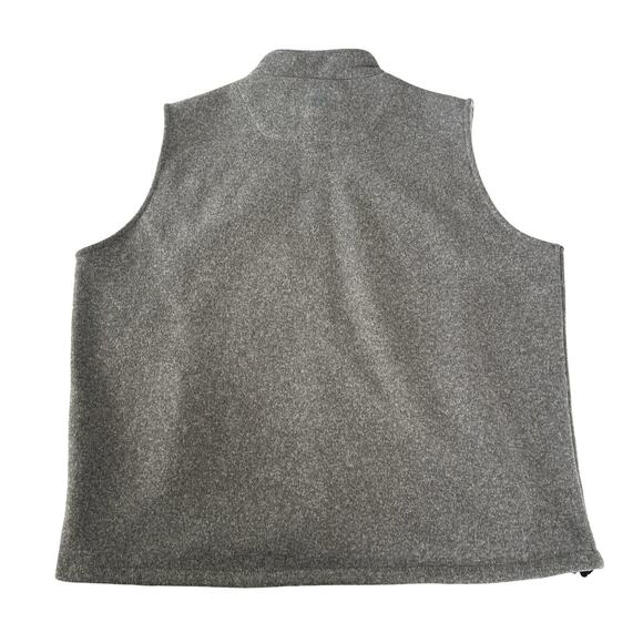 Peter Millar Warmth Fleece Sweater Vest Mens Size 2XL Heather Gray Full Zip - Picture 2 of 7